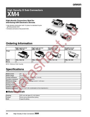 XM4L-1542-502 datasheet  